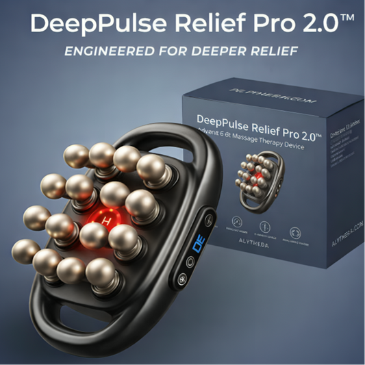 DeepPulse Relief Pro 2.0™  Deep Relief, Intimate Comfort. Instant Melt-Away Relaxation Massage